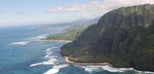 Richard Uzelac, Haleiwa Hawaii, coast of Island Cliffs and Surf